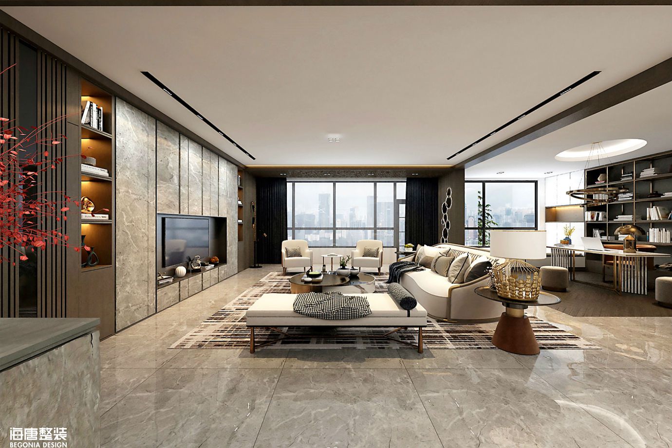 心安之处是故乡-一品人家-四室两厅-240m²-现代风格 